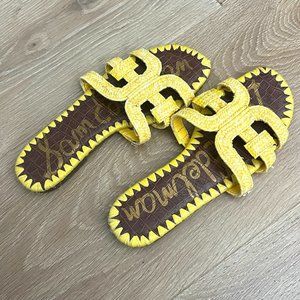 Sam Edelman Bay Slide Sandal - US Size 6.5 - Color Yellow